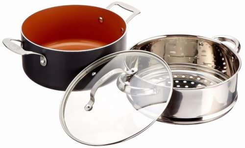 Gotham Steel Cookware Set 10piece Kitchen Nonstick Ti-cerama Frying Pots and Pan